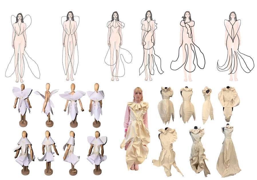 Symphony of Survival flower fashion illustrations 45